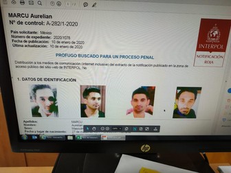 Mandatul emis de Interpol pe numele lui Aurelian Marcu