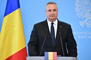 Premierul Nicolae Ciucă. Foto: EPA-EFE/RADEK PIETRUSZKA POLAND OUT