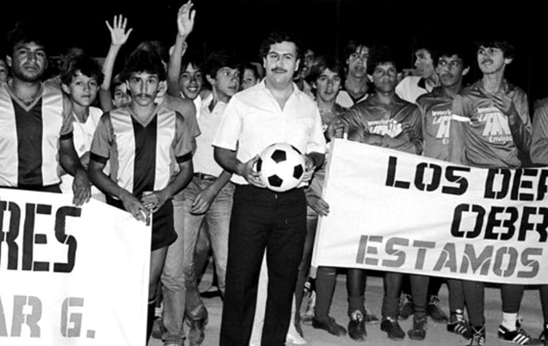 Pablo Escobar, lordul drogurilor, a fost un fan înrăit al fotbalului