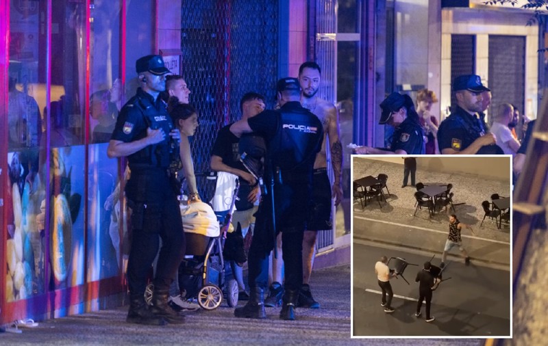 Români atacați cu maceta și katana pe stradă, în Spania, de localnicii întorși să se răzbune, după ce au luat bătaie cu două zile în urmă, la Zaragoza