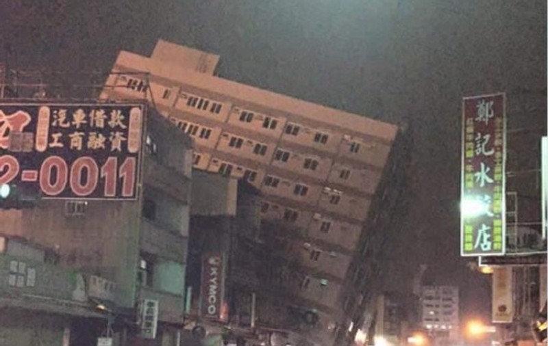 Cutremur puternic în Taiwan! Mai multe clădiri s-au prăbușit!