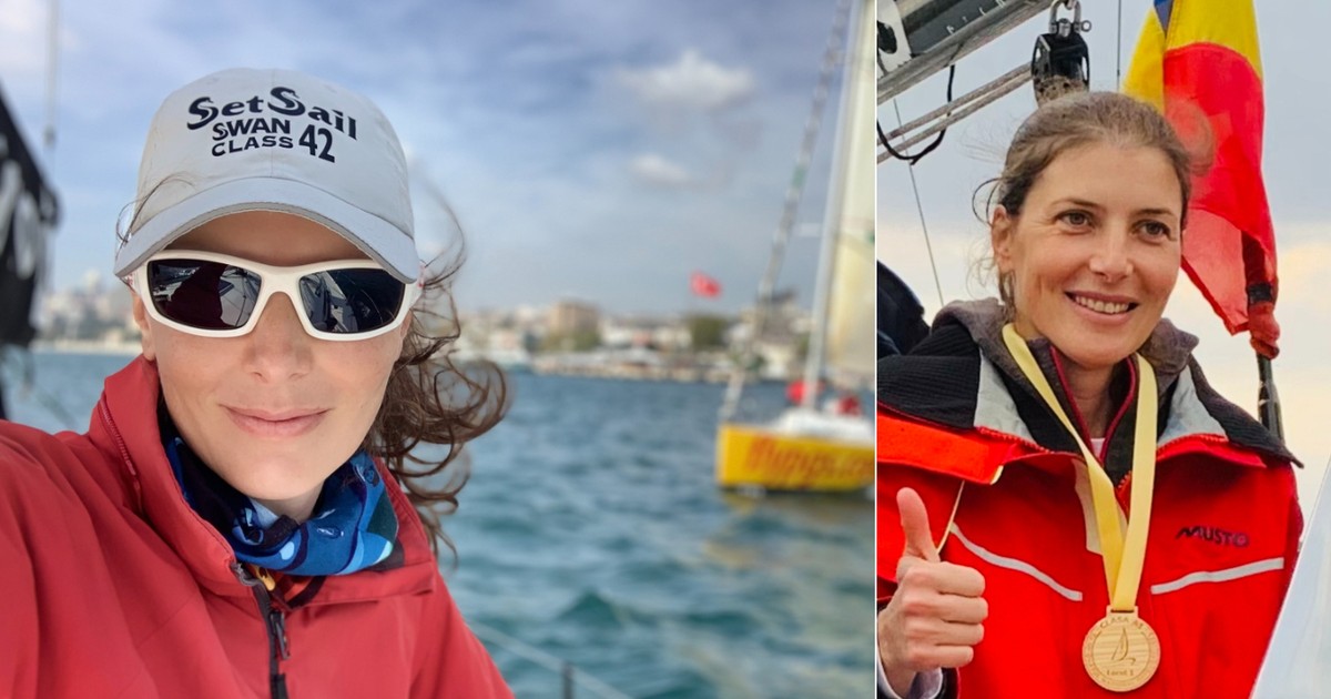 Un colaj cu o tanara campioana la sailing