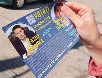 Negrilă, candidat al PPU-SL, susținut de Daniel Ionașcu, pe fluturașii împărțiți în Sectorul 4