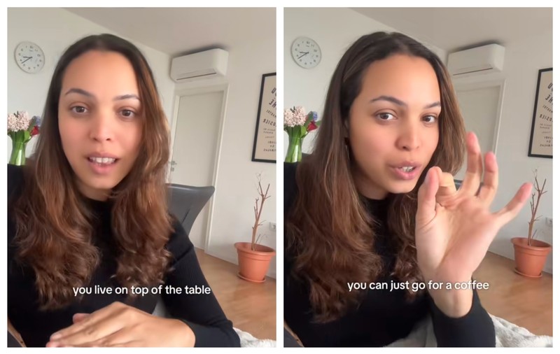 Tânără din Brazilia, surprinsă de un gest pe care toți românii îl fac în cafenele: „E normal"