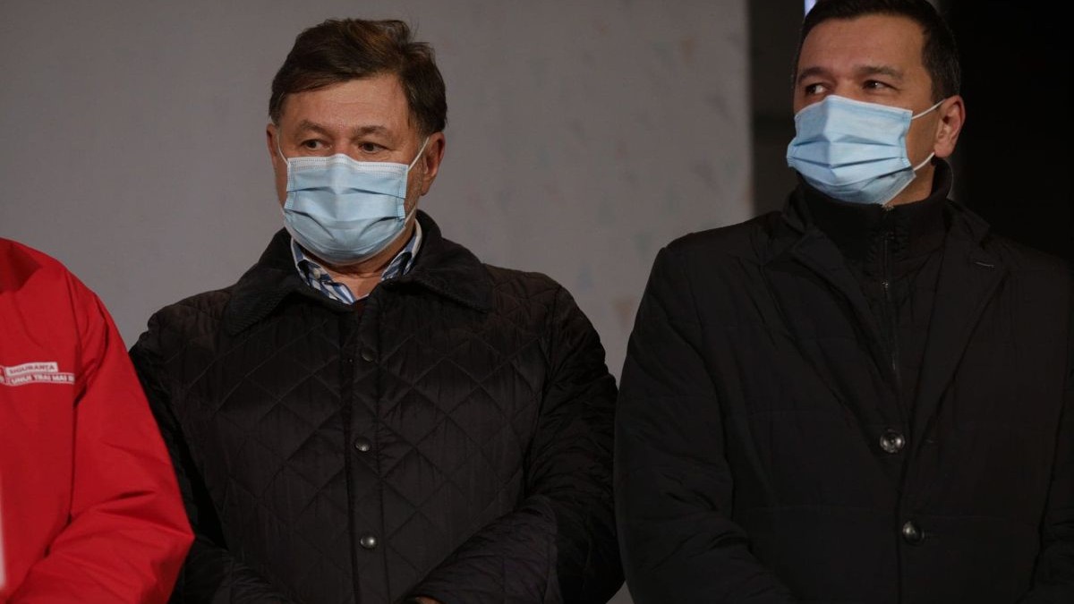 Rafila şi Grindeanu la sediul PSD (Foto Vlad Chirea)