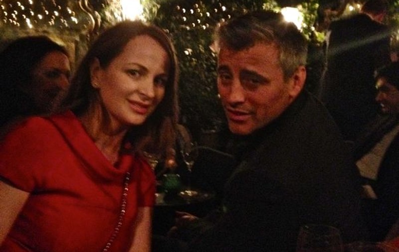 Delia Antal a petrecut cu câştigătorul Globului de Aur, Matt LeBlanc  