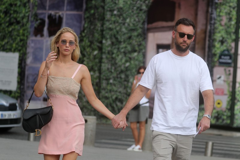 Jennifer Lawrence și Cooke Maroney (foto HEPTA)