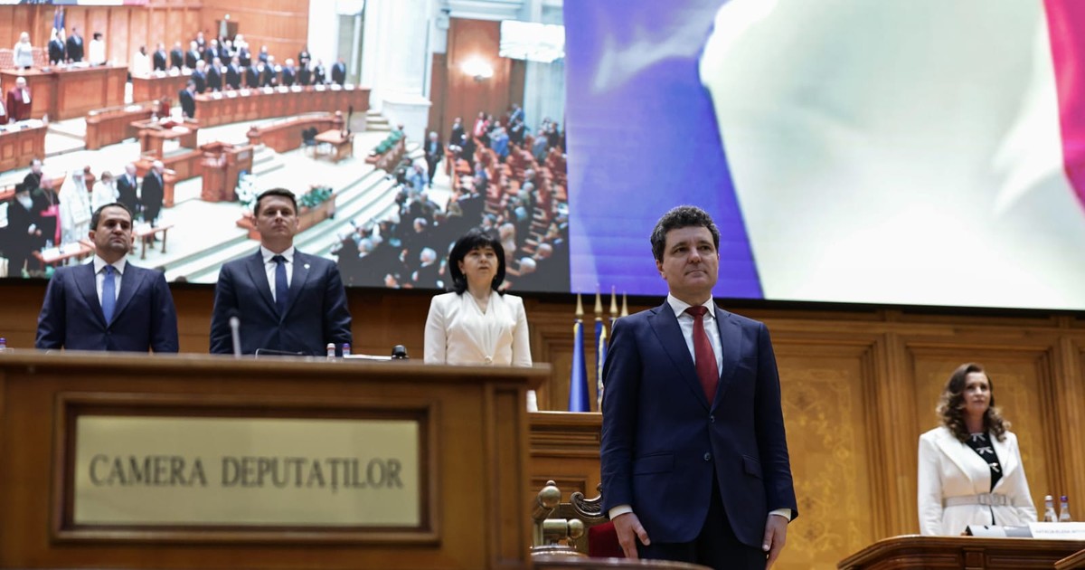 Nicușor Dan la depunerea jurământului FOTO Vlad Chirea