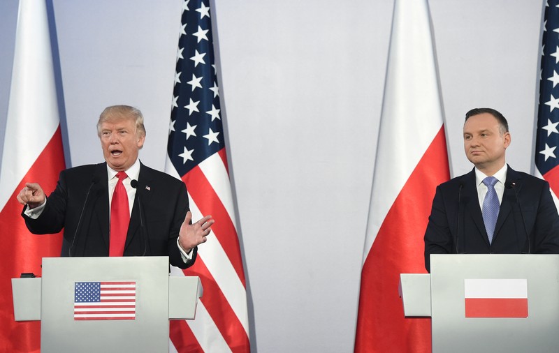 Donald Trump, în Polonia | Președintele SUA a afirmat că americanii și-au luat un angajament serios pentru a menține pacea în estul Europei