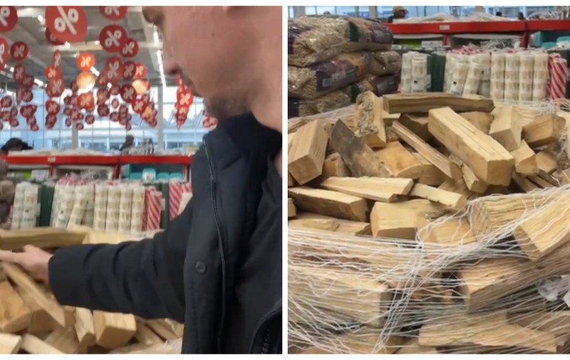 Un român a aflat cât costă lemnele de foc la supermarket, în Elveția: ,,Nu mai faceți figuri în România” | VIDEO