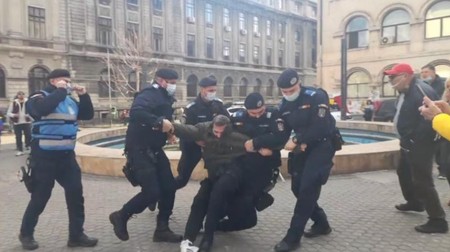 Proteste la București | Sursa foto: Antena 3