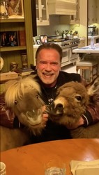 Arnold, între Lulu și Whiskey, la masa din bucătărie