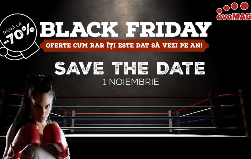 Reducerile evoMAG de Black Friday 2017. Retailerul online anunță trei perioade de promoții. Care sunt cele mai mari reduceri