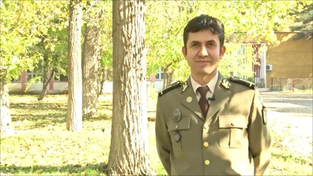 Ciprian Ţău, cercetător în cadrul Armatei României.