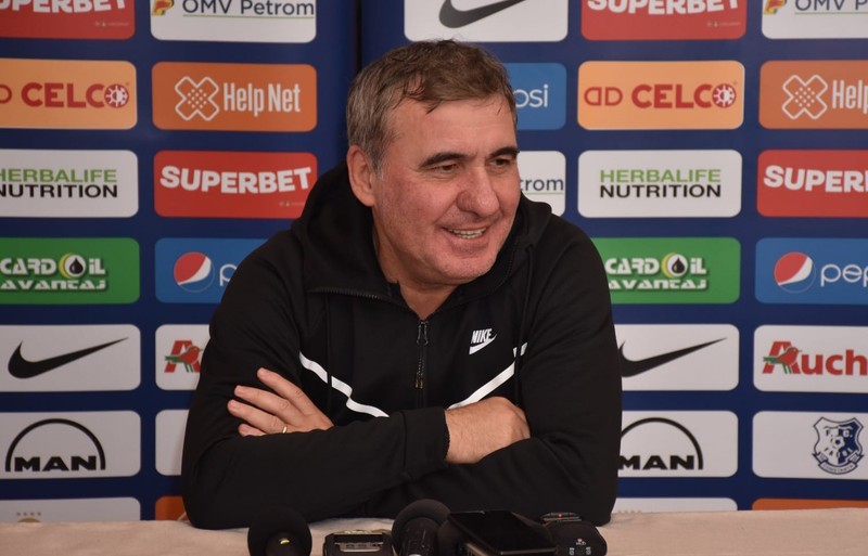 Gheorghe Hagi a revenit la cârma echipei pe care o și patronează. Foto: FC Farul/Facebook