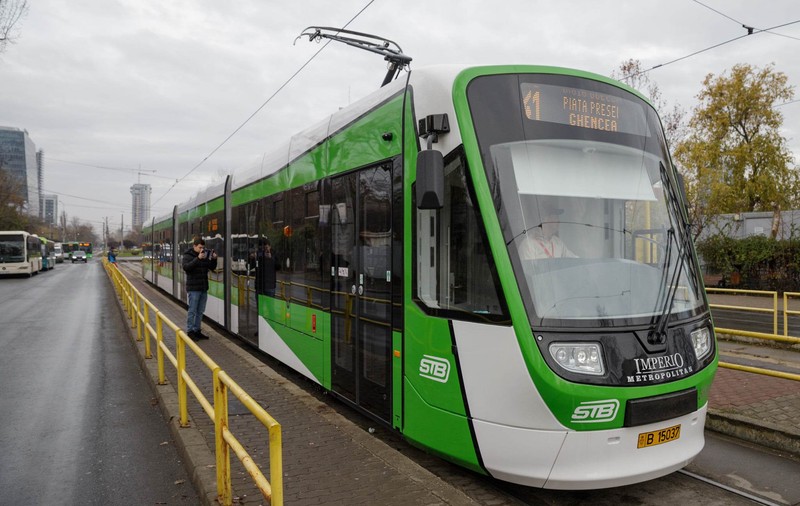 Un tramvai Imperio de pe linia 41 s-a stricat la câteva ore de la inaugurare