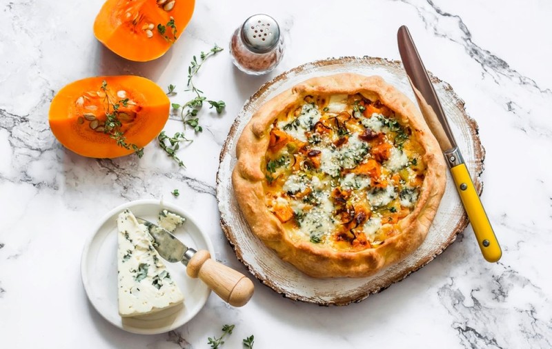 Quiche cu dovleac și gorgonzola - un preparat rapid și delicios