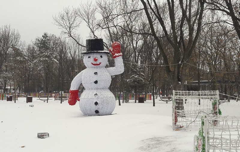 FOTO/ Ninsoare în București! Cum va fi vremea în weekend în Capitală