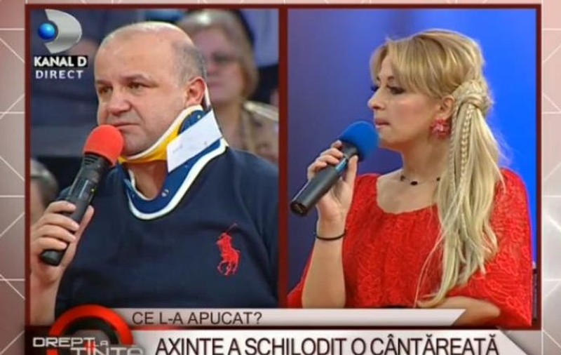 Axinte, la cuţite cu o cântăreaţă