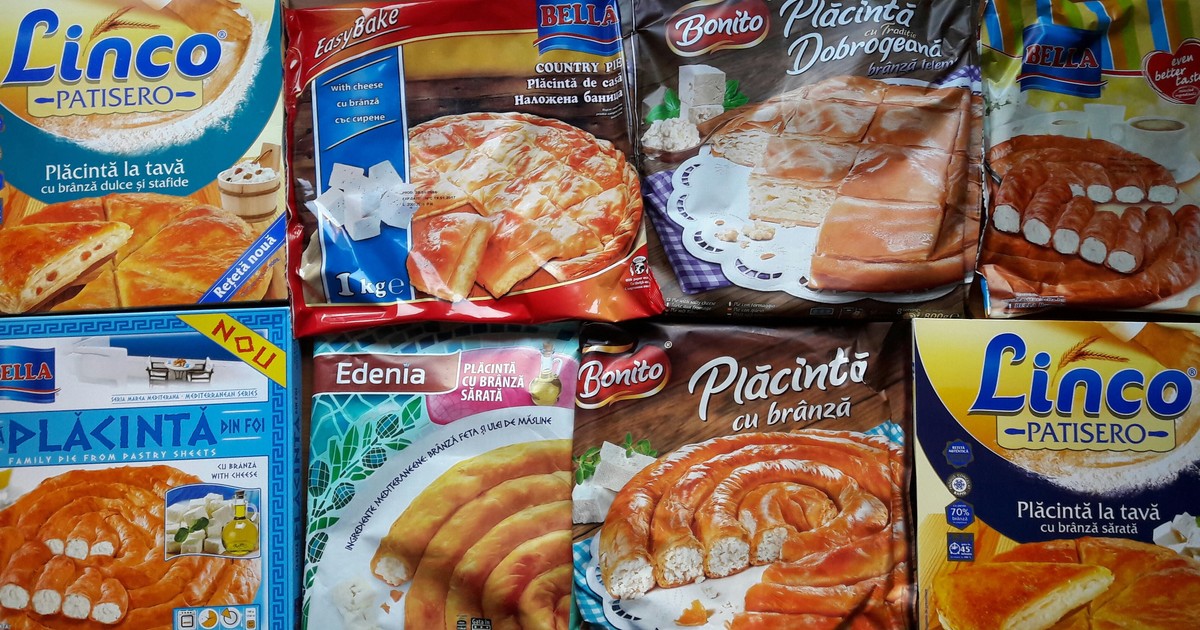 plăcinta cu brânză din comerț