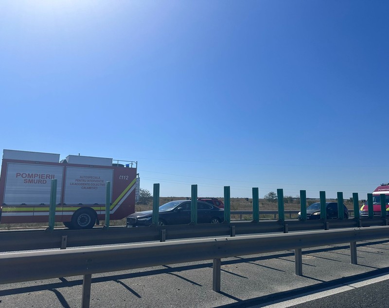 Accident grav pe A4 Ovidiu-Agigea. Mai multe persoane au fost rănite, una este în stare gravă. A fost activat Planul Roșu