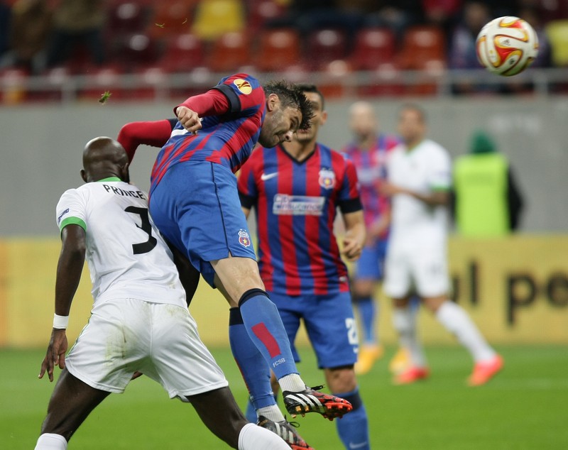 VIDEO&FOTO / LIGA EUROPA: Steaua - Rio Ave 2-1. A decis Raul Rusescu