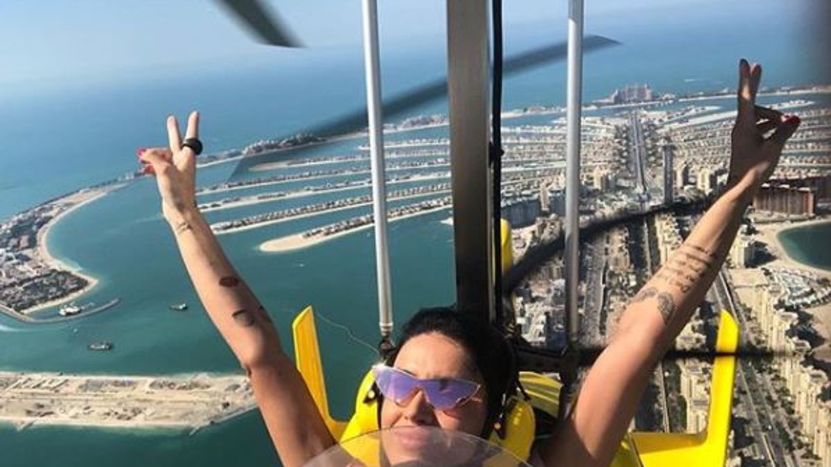 Adelina Pestrițu a văzut răsăritul dintr-un balon cu aer cald
