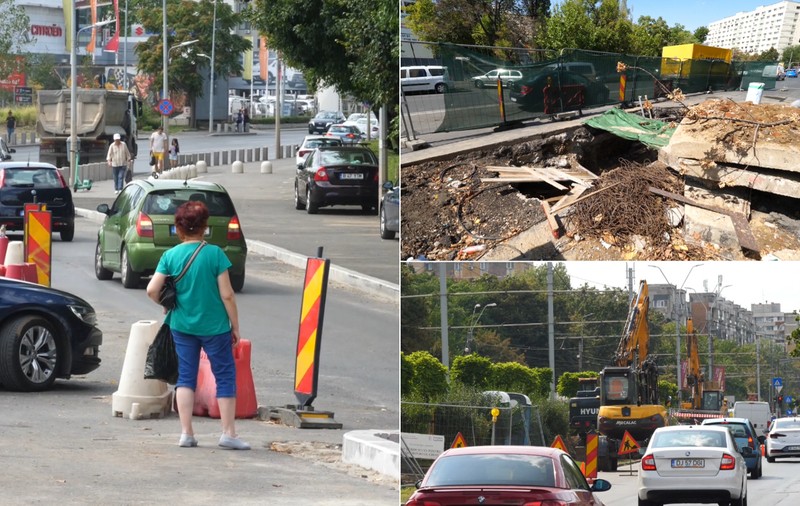 Un fenomen se extinde: din cauza întârzierilor cu anii la marile lucrări din București, locuitorii se simt „ca și cum ne-am mutat în șantier”