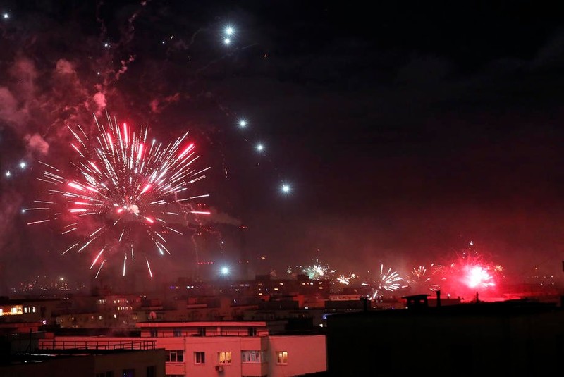 Focuri de artificii în sudul Capitalei, de Revelion 2021