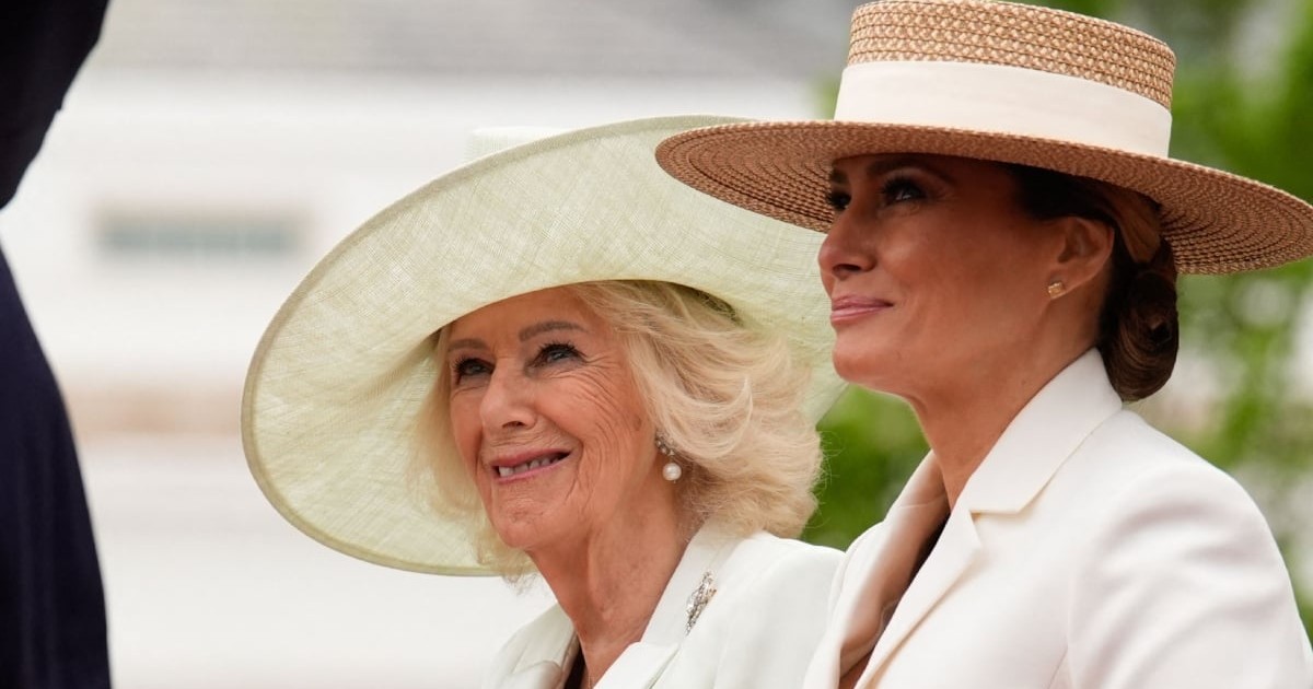 Regina Camilla și Melania Trump