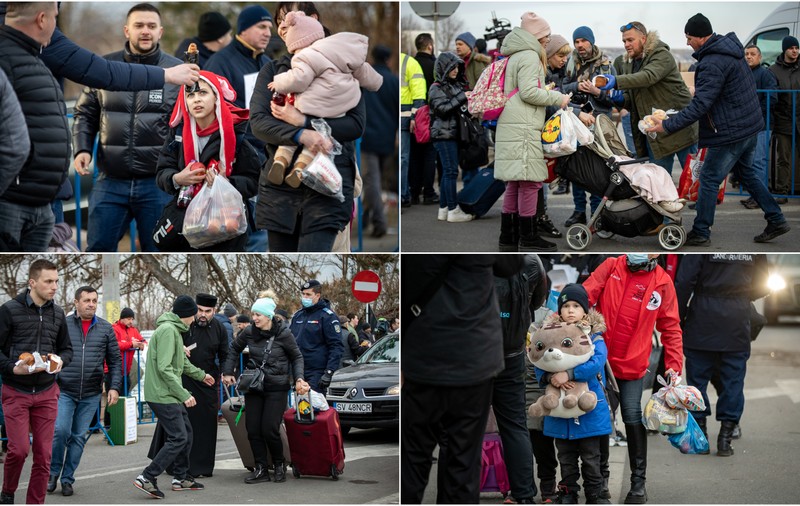 România s-a urnit. Ajutor popular masiv pentru refugiați și miting sâmbătă, la București