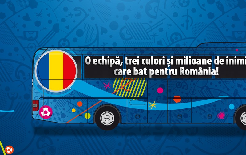 Suporterii au ales sloganul de pe autocarul naționalei României de la Euro