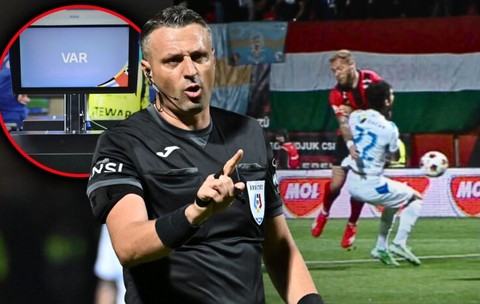 Tunurile pe arbitri pentru penalty-ul nedat Craiovei: „Ce făceau la VAR, dansau Pamporea?” Cristi Balaj, replică în direct pentru contestatari