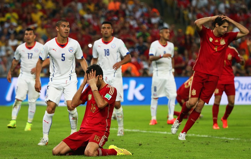 VIDEO / Campionatul Mondial de fotbal 2014, Grupa. B: Spania - Chile 0-2. Sud-americanii visează la titlu