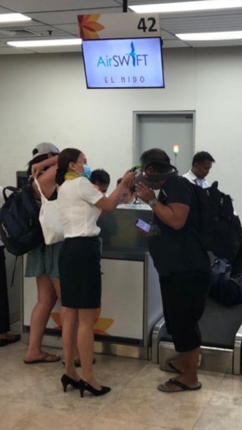 Temperatura pasagerilor este verificată la check-in pe aeroport