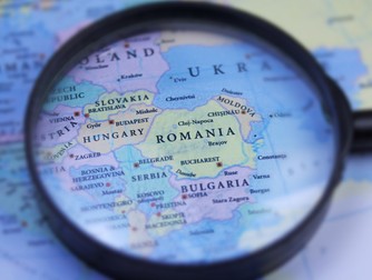 Harta cu vecinii României