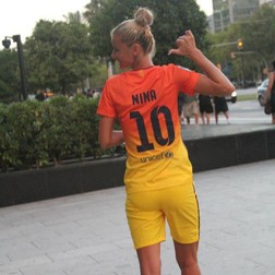 Ce fotbalistă avem! Nina Anca face perfect stop pe piept! Și nu doar atât!