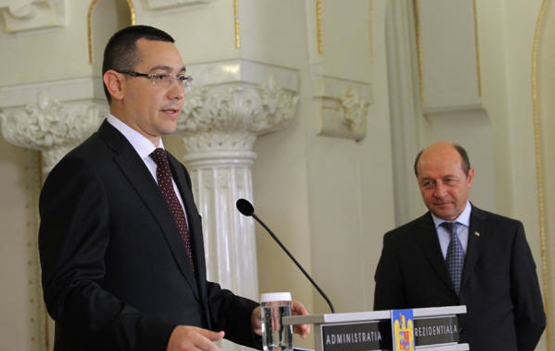 Victor Ponta și Traian Băsescu, PRIMA ÎNTÂLNIRE în 2013
