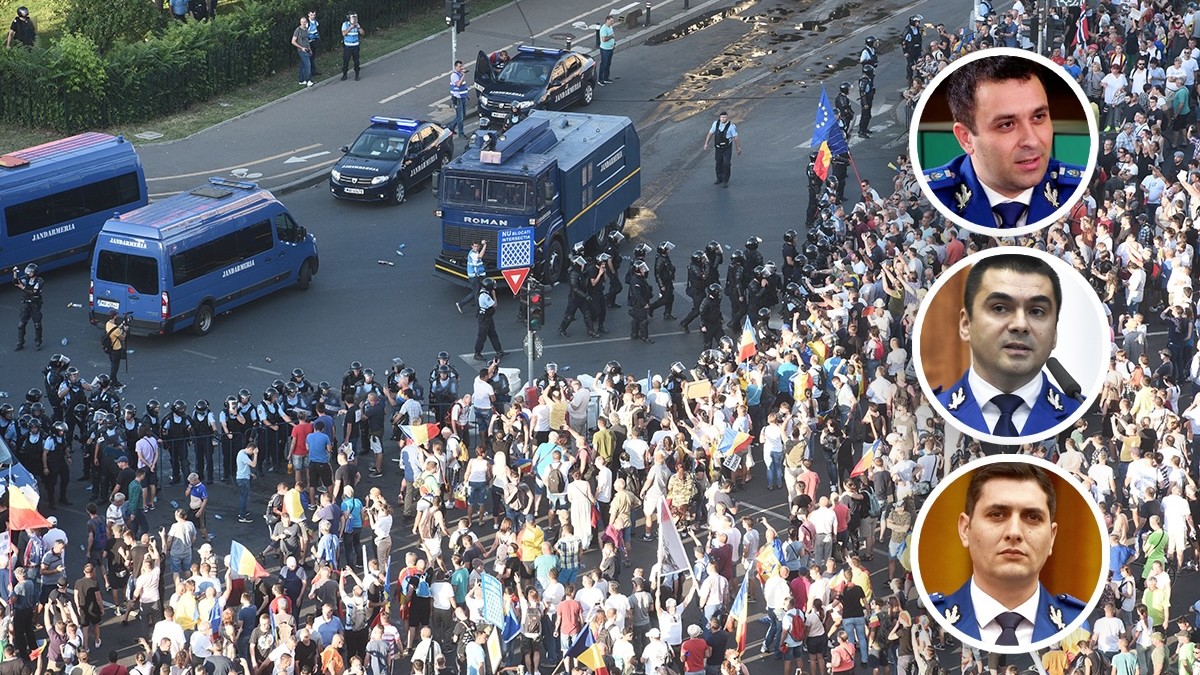 Colaj Protest 10 august 2018