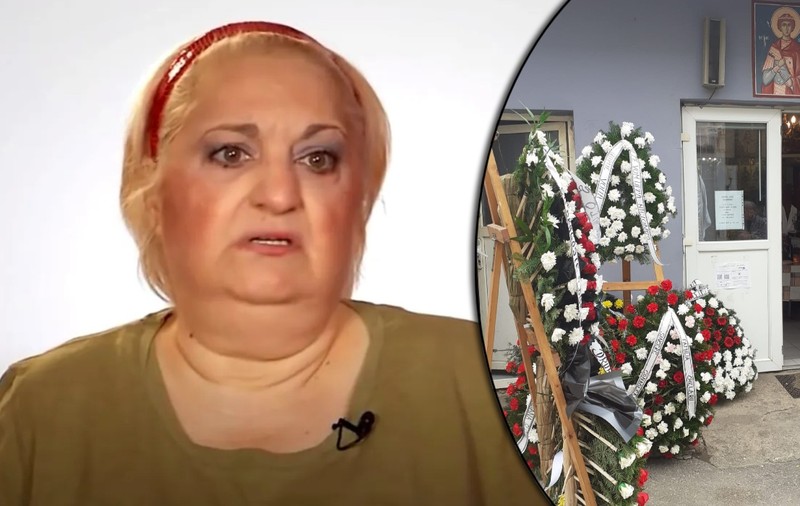 Imagini de la capela unde a fost depus sicriul actriței Marinela Chelaru. Au fost deja aduse primele coroane de flori