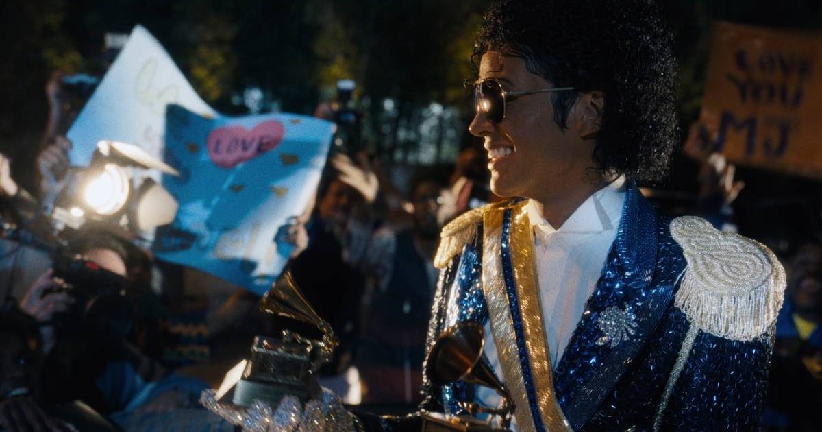Jaafar Jackson în noul film Michael (2026).