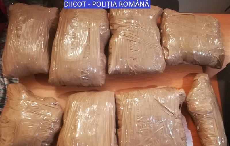 Cannabis trimis prin curier, confiscat de procurorii DIICOT Vrancea. Doi bărbați au fost reținuți pentru trafic de droguri de mare risc / FOTO&VIDEO