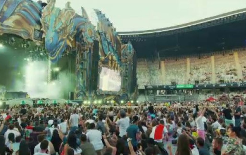 VIDEO / Festivalul Untold, văzut de sus. Imagini spectaculose filmate din elicopter