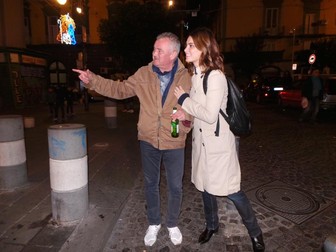 Catrinel Menghia, alături de tatăl său