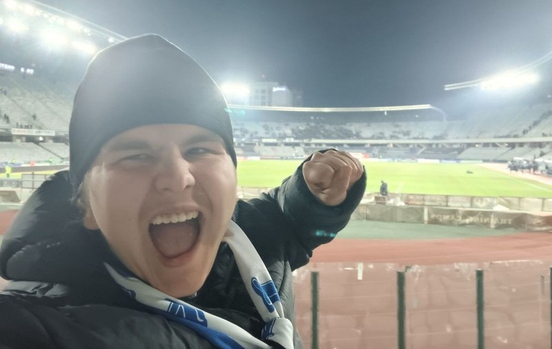 Povestea lui Andrei, adolescentul care nu ratează niciun meci al Politehnicii Iași: „Pe drum am avut brânză, roșii și pâine, pachet de acasă”