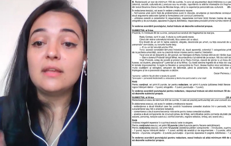 Rezolvarea subiectelor la limba română de la Bacalaureat 2022. Ce spune o profesoară despre cerințele din acest an