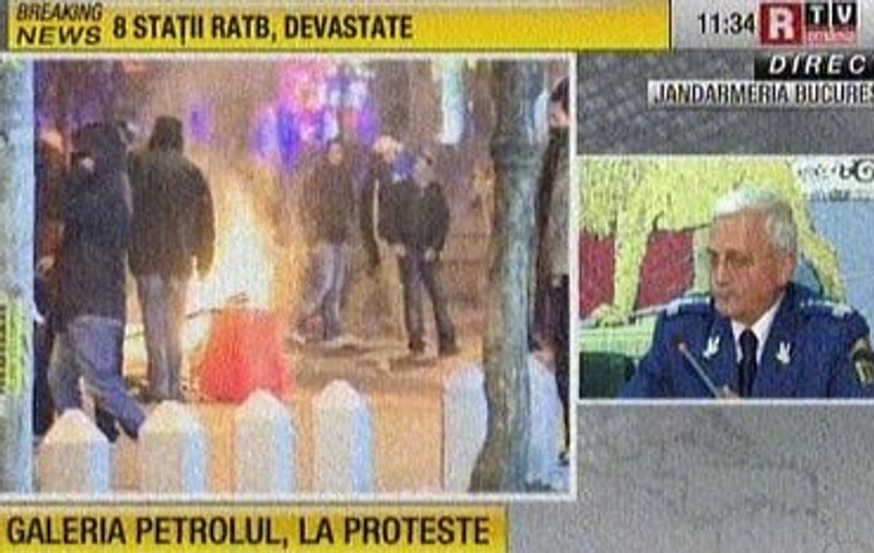 Reprezentanții Jandarmeriei atrag atenția: ”Pagubele produse de protestatari vor fi plătite din banii contribuabililor”