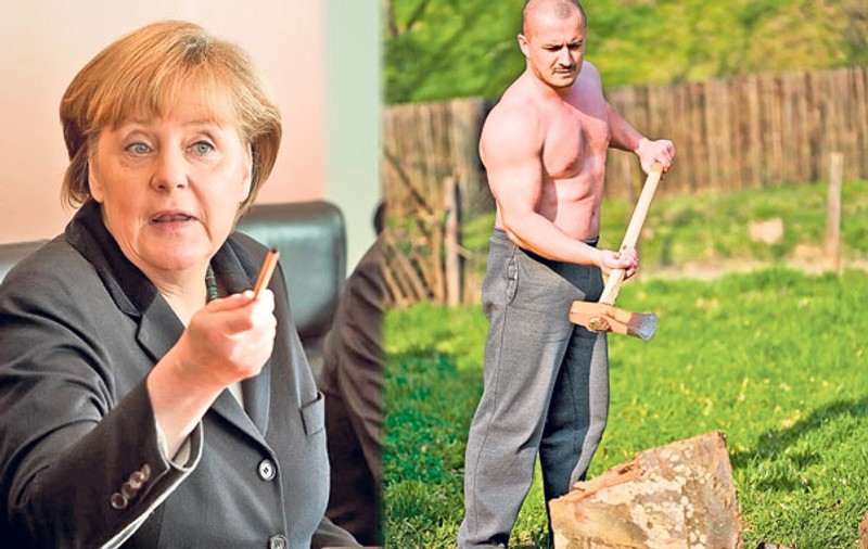 Dezvăluiri uimitoare făcute de Cancelarul Germaniei în public | Merkel, sedusă de bărbaţii care ştiu să taie lemne