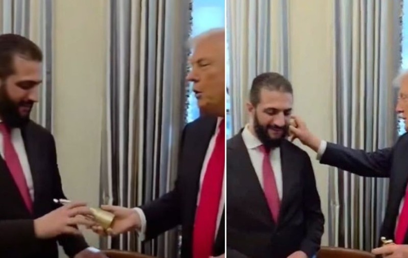 Donald Trump l-a pulverizat pe președintele sirian cu parfumul său preferat și l-a întrebat câte soții are | VIDEO