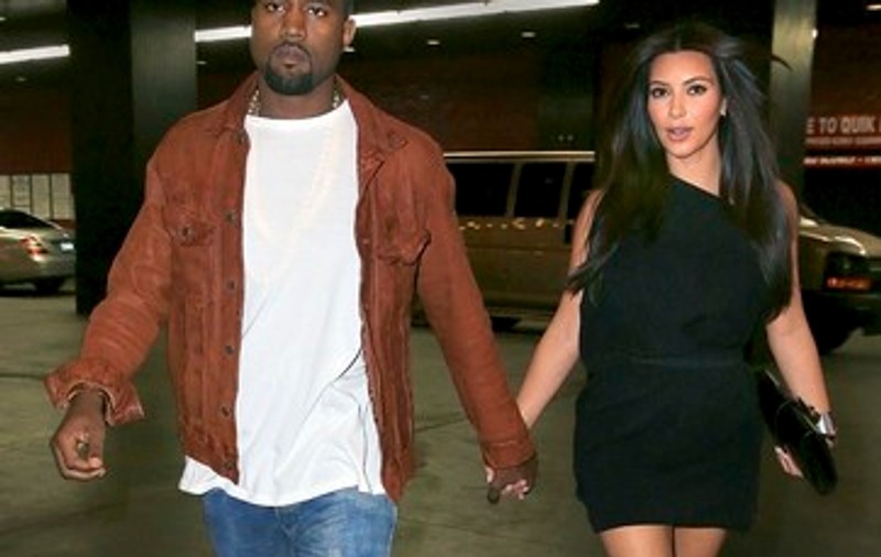 Kim Kardashian şi Kanye West se ţin de mână ca doi porumbei | FOTO